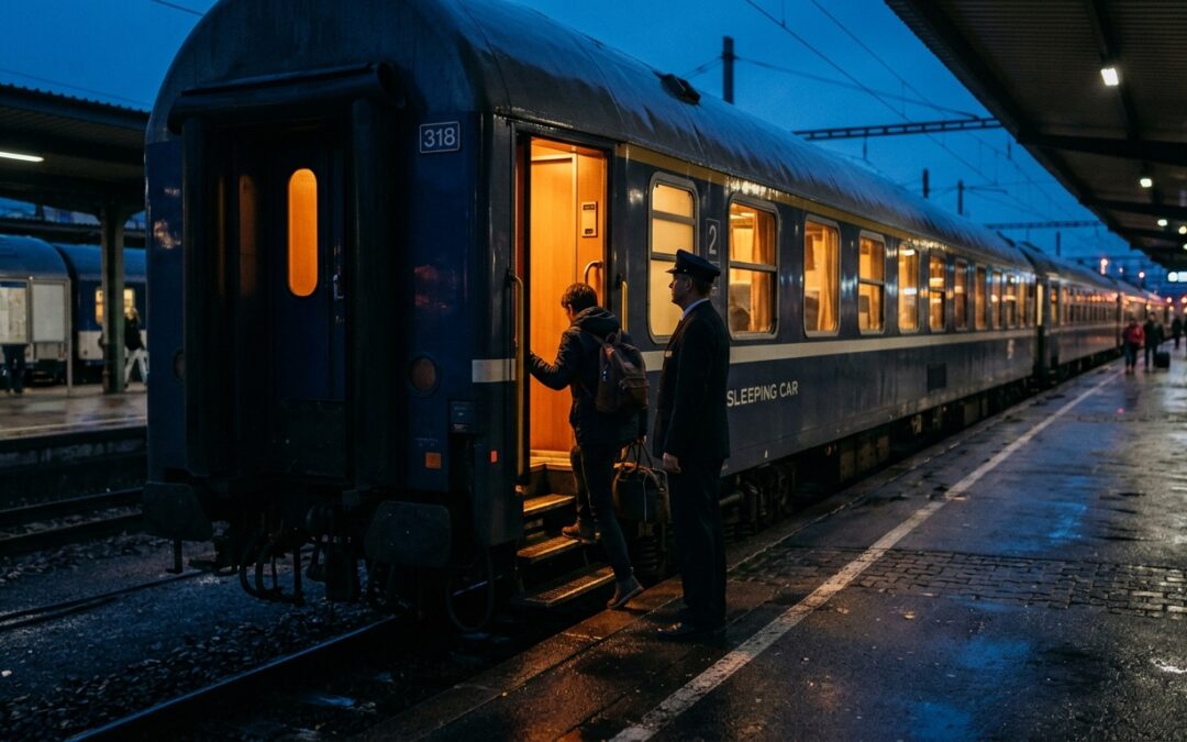 Winterreise mit der Bahn durch Europa planen